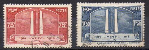 Francia Año 1936 Nº Yvert 316/17 (o)